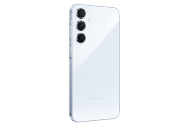 Mobilusis telefonas Samsung Galaxy A55 5G, nuostabi ledo mėlyna, 8GB/128GB + Išmanusis laikrodis Samsung Galaxy Fit3 SM-R390NZAAEUE, pilka