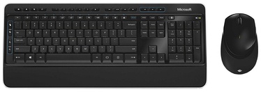 Klaviatuur Microsoft Wireless Desktop 3050, must (kahjustatud pakend)/02
