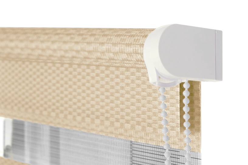 Veltņu aizkari Domoletti Rattan, smilškrāsas, 1600 mm x 1700 mm