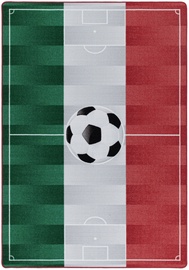 Ковер комнатные Play Soccer Stadium Italy, белый/красный/зеленый, 230 см x 160 см