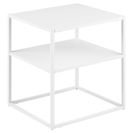 Kafijas galdiņš Newton, balta, 40 cm x 40 cm x 50.5 cm