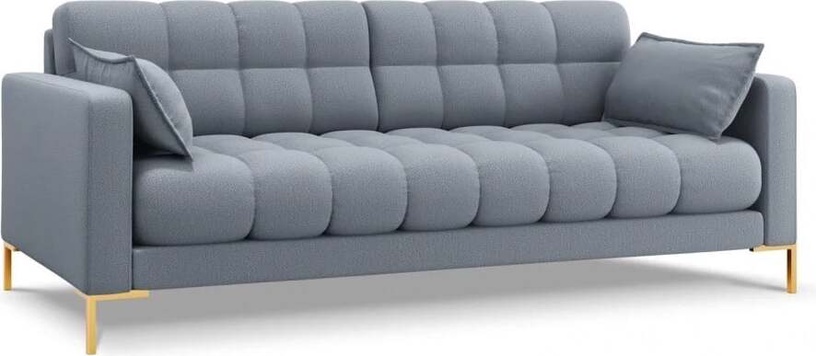 Dīvāns Micadoni Home Mamaia, gaiši zila, 217 x 92 cm x 75 cm