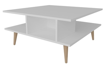 Kohvilaud Kalune Design Akya, valge, 89 cm x 89 cm x 44 cm