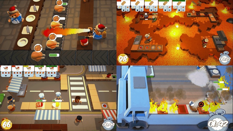 Игра для PlayStation 4 (PS4) Team 17 Overcooked! 2