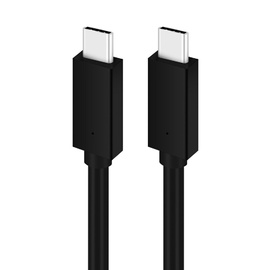 Kabelis Platinet USB Type-C, USB Type C, 2 m, juoda