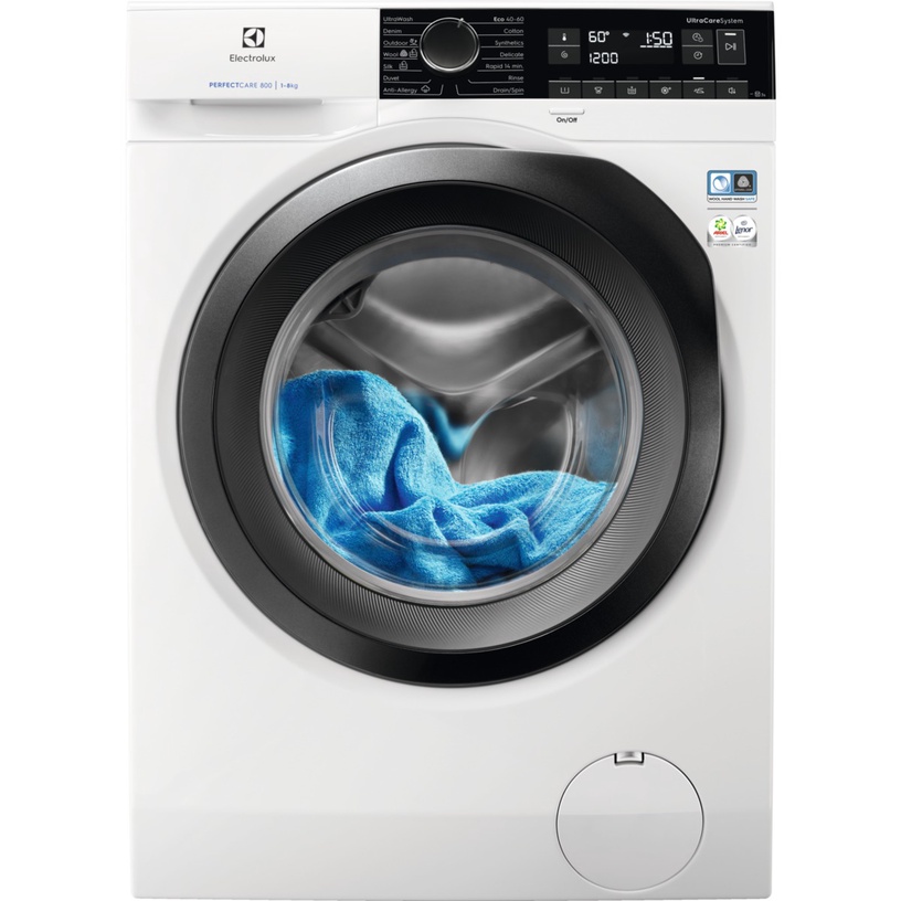 Pesumasin Electrolux 800 seeria „UltraCare“ EW8F228S, 8 kg, valge