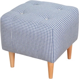Пуф Hanah Home Dotted 209FLF1170, синий/белый, 43 см x 43 см x 43 см