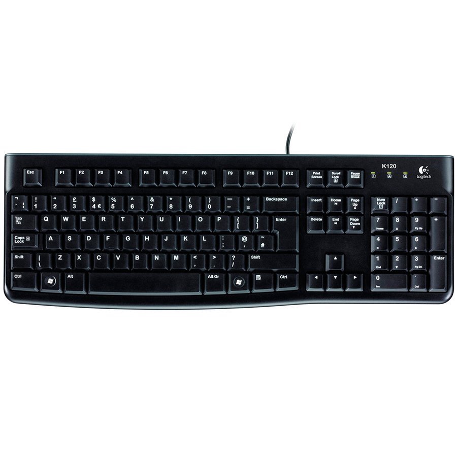 Клавиатура Logitech K120 Английский (US), черный - 1a.lt