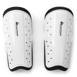Säärekaitsmed Meteor Soccer Shin Guard, L, valge