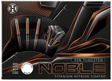Дротики Harrows Noble W90 18g, коричневый/черный, 3 шт