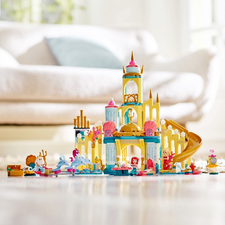 Konstruktors LEGO® | Disney Princess™ Arielas zemūdens pils 43207, 498 gab.
