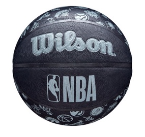 Bumba basketbols Wilson NBA All Team Black, 7