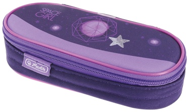 Пенал Herlitz Space Girl, фиолетовый