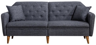 Dīvāngulta Hanah Home Terra, tumši pelēka, 82 x 202 x 83 cm