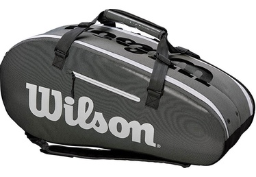Sporta soma Wilson Super Tour, melna/pelēka