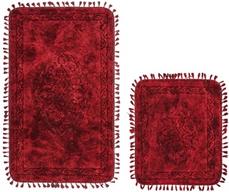 Vannitoamattide komplekt Foutastic COTTONKT000750, bordoo, 600 mm x 1000 mm