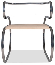 Стул для столовой Kalune Design Mea 725WRH1106, блестящий, бежевый, 39 см x 57 см x 87 см