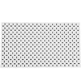 Vannitoa põrandamatt Ridder Nevis 10017905, valge/must, 680 mm x 390 mm