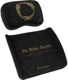 Krēslu spilveni Noblechairs The Elder Scrolls Online Memory Foam Pillow Set, zelta/melna, 400 mm x 320 mm, 2 gab.