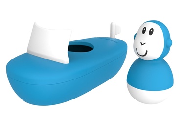 Vannimänguasjade komplekt Matchstick Monkey Bathtime Boat Set 4010401-0468