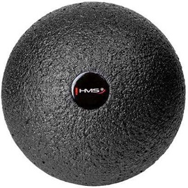 Массажный шарик HMS Massage Ball BLM01, черный, 80 мм