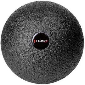 Массажный шарик HMS Massage Ball BLM01, черный, 8 см