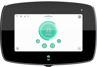 Elektromobiļu uzlādes kontaktligzda Wallbox Commander 2, melna