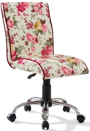 Biroja krēsls Kalune Design Soft Flora, 60 x 56 x 96 cm, daudzkrāsaina