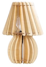 Galda lampa Kayoom Gino K7DUI-WOD-TBL, E27, brīvi stāvošs, 60W
