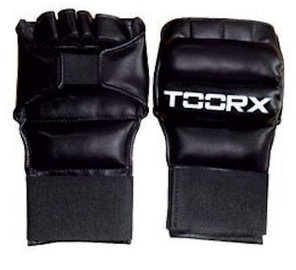 Boksa cimdi Toorx Lynx Eco Leather Gloces 552GABOT008, melna, S