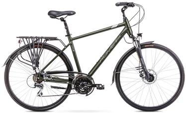 Велосипед туристический Romet WAGANT 4 28 (AR), 28 ″, 23" рама, зеленый/графитовый