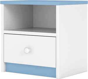 Naktinis staliukas Kocot Kids Babydreams, mėlynas/baltas, 30.5 x 39.5 cm x 40.5 cm