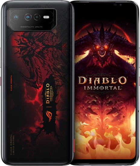 Мобильный телефон Asus ROG Phone 6 Diablo Immortal Edition, черный/красный, 16GB/512GB
