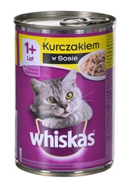 Šlapias kačių maistas Whiskas, vištiena/daržovės, 0.4 kg