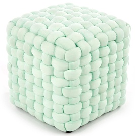 Пуф Halmar Rubik, светло-зеленый, 35 см x 35 см x 35 см