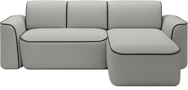 Угловой диван Ume, серый, 190 x 287 см x 88 см