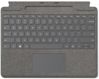 Klaviatūra Microsoft Surface Pro Signature Keyboard 8XA-00088, platīna