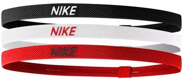 Galvas apsējs Nike Elastic 2.0, Universāls, balta/melna/sarkana