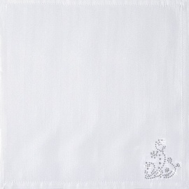 Salvete kvadrāts, balta, 30 x 30 cm