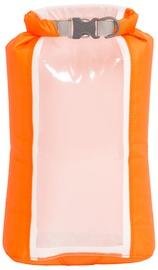 Ūdensnecaurlaidīgs maiss Exped Fold Drybag CS, 3 l, XS, caurspīdīga/oranža