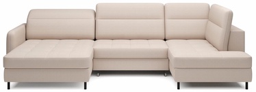 Stūra dīvāns Berrto Manhattan 18, bēša, kreisais, 165 x 306 cm x 100 cm