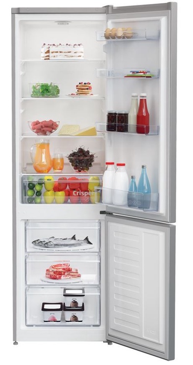 Холодильник Beko RCSA300K30SN, морозильник снизу