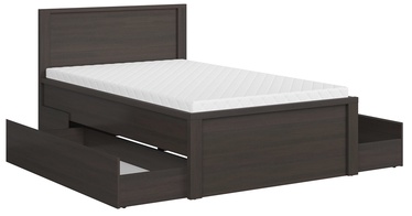 Кровать Kaspian 120/T, 120 x 200 cm, коричневый