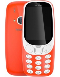 Mobiiltelefon Nokia 3310 2017, punane, 16MB/16MB