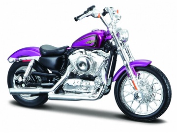 Žaislinis motociklas Maisto Harley Davidson 2013 XL 1200V, violetinė