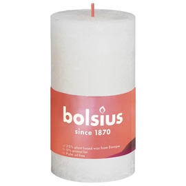 Свеча, цилиндрическая Bolsius Rustic Pillar Shine, 30 час, 100 мм, 8 шт.