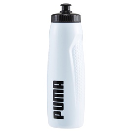 Ūdens pudele Puma 05381326, balta, silikons/polipropilēns (pp)/tpu, 0.8 l