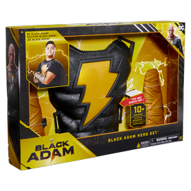 Superherojus, šarvai Spin Master BLack Adam Hero Set, juoda/geltona