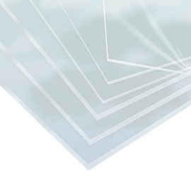 Прозрачный лист полистирола, 100 см x 50 см x 0.4 см