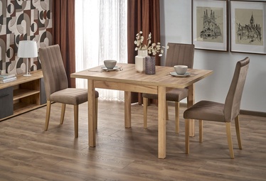 Söögilaud pikendatav Tiago Square, tamm, 900 - 1250 mm x 900 mm x 770 mm